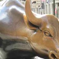 Wall Street, bull,  
