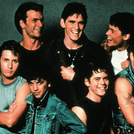 The cast of The Outsiders