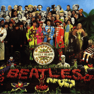 Album cover for the Beatles' Sgt. Pepper's Lonely Hearts Club Band