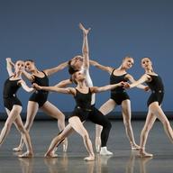 Members of the New York City Ballet in George Balanchine's 'Episodes.'