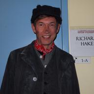Hake out of costume and make-up -- ready for his Broadway debut.