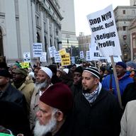 muslim, mosque, protest, anti-muslim, NYPD
