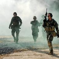 Navy SEALs conduct immediate action drills at the John C. Stennis Space Center, Miss. The drills are a part of the SEALs pre-deployment training. 