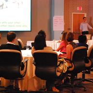 Staff Sergeant Mauro leads a Strong Bonds for Couples workshop in New Brunswick, NJ for National Guard members and their spouses.
