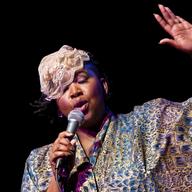 Neo-soul artist Trezure, performing at Harlem Stage in "SOUL: Remixed, Revisited and Reconstructed."