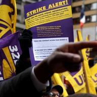 union, 32BJ, labor contracts, protest