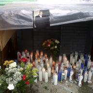 Vigil in upper Manhattan for shooting victim Emmanuel Paulino, outside his apartment on Oct. 4, 2010