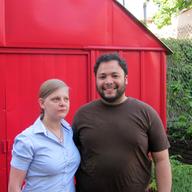 Chancey Fleet and her fiancée Oscar Rondon