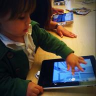 Child with ipad