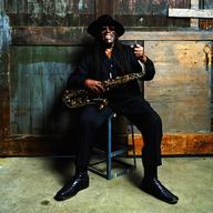 Clarence Clemons, who played saxophone in Bruce Springsteen's E Street Band, in 2009. He died on Saturday at age 69.