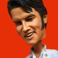 Elvis bobble head doll