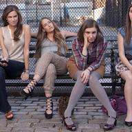 The 'Girls': Allison Williams, Jemima Kirke, Lena Dunham, Zosia Mamet. 