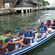 Student's from Urban Assembly at summer school on Governor's Island