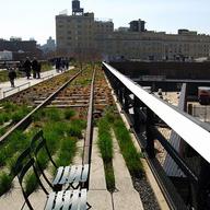 The High Line in the Meatpacking District in Manhattan