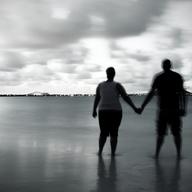 holding hands