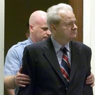 Slobodan Milosevic at the Hague