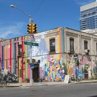 Monster Island, one of the last scruffy art spaces by the Williamsburg waterfront, now dominated by condos. 