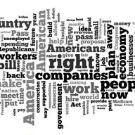 Obama speech word cloud