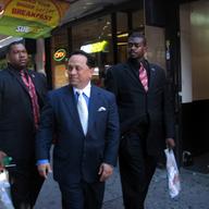State Sen. Majority leader Pedro Espada on Primary Day Sept. 14, 2010