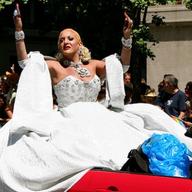 Beauty and glamour at the GLBT Pride Parade in 2010