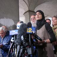 Faiza Ali of CAIR-NY, the Council on American Islamic Relations, New York chapter coming out in support of Park51