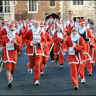 racing santas