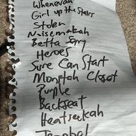 Set list