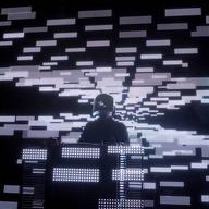 Squarepusher's innovative lighting and distinctive helmet is the perfect companion to his dense electronic dance music.