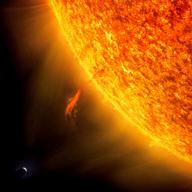 sun and earth