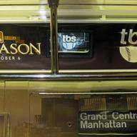 TBS video ads on Times Square shuttle