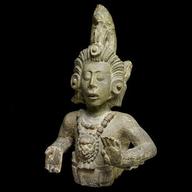 Maya Maize God Statue