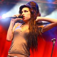 The late British singer Amy Winehouse.