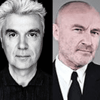 David Byrne and Phil Collins