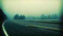 Foggy road