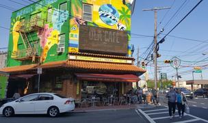 At Newark's Brazil Square, people can find restaurants, cafes and supermarkets selling Brazilian goods.