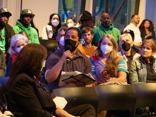 Dr Alex speaks during question and answer session