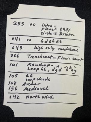 Faten Kanaan's set list, National Sawdust, 2/24/23