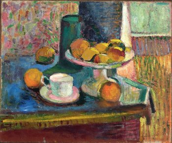 Henri Matisse (French, 1869–1954). Still Life with Compote, Apples, and Oranges. 1899. Oil on canvas, 18 1/4 x 21 7/8 in. (46.4 x 55.6 cm) Henri Matisse (French, 1869–1954). Still Life with Compote, Apples, and Oranges. 1899. Oil on canvas, 18 1/4 x 21 7/8 in. (46.4 x 55.6 cm)