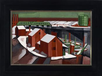 Oscar Bluemner, "Hackensack River," ca. 1912