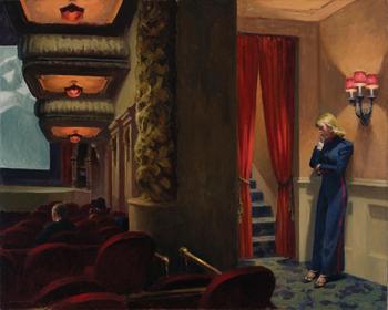 Edward Hopper (1882–1967) New York Movie, 1939 .