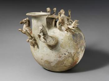 Askos. Terracotta South Italy, third century BCE. 