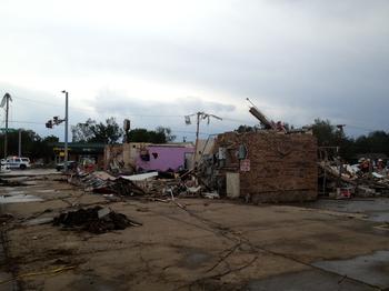 Moore, Oklahoma in the aftermath of Monday's tornado.