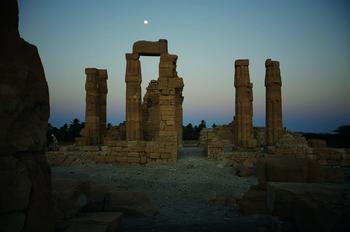 Soleb Column, in Nubia