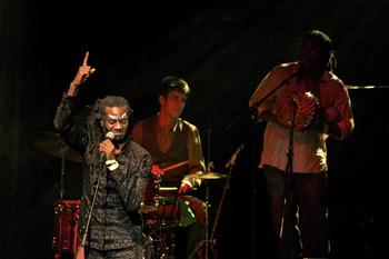 Afrobeat band Antibalas performs in the BAM Howard Gilman Opera House on the second day of the 2013 Crossing Brooklyn Ferry festival.