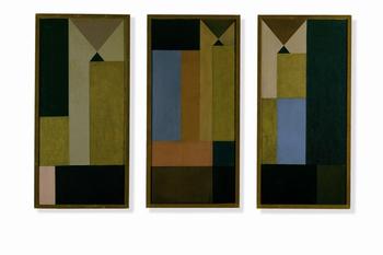 Sophie Taeuber-Arp. Untitled (Triptych).1918. 