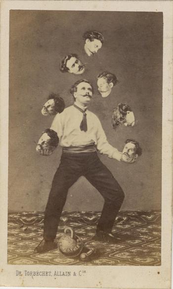 Unidentified artist. Man Juggling His Own Head