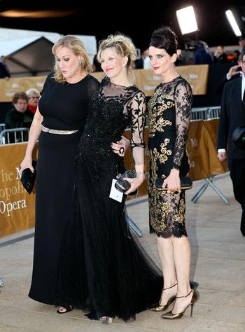 Courtney Love arrives at the Metropolitan Opera on opening night