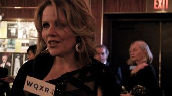 Renée Fleming talks with WQXR's Jeff Spurgeon at the Carnegie Hall season opener gala on Oct. 3, 2012.