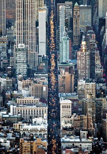 Manhattan at dusk