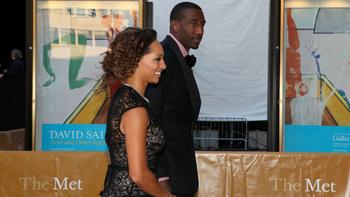 Knicks forward Amare Stoudemire at the opening night of the Metropolitan Opera